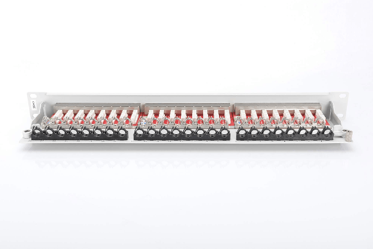 DIGITUS-LSA-Patch-Panel-Cat-6A---24-porte---1-U---Schermato---Classe-EA---Flap-di-protezione-dalla-polvere---Nero-RAL-9005