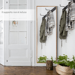 HOMCOM-Specchio-da-parete-e-da-appoggio-in-Legno-di-Pino-con-Ganci-inclusi-45x125cm