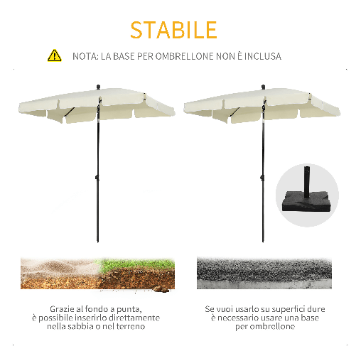 Outsunny-Ombrellone-da-Giardino-Rettangolare-2x1-3-m-con-Inclinazione-Regolabile-e-Palo-in-Alluminio-Beige-e-Nero