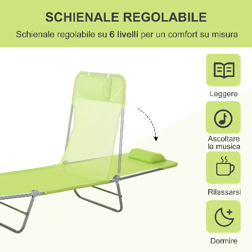 Outsunny-Lettino-Prendisole-Pieghevole-con-Schienale-Reclinabile-e-Cuscino-182x56x24-5cm