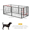 PawHut-Recinto-per-Cani-di-piccola-taglia-con-6-pannelli-per-esterni-e-Interni-82-5-150x79x61cm-Metallo
