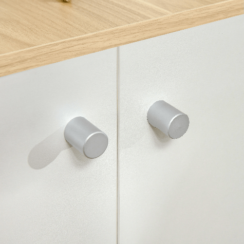 PawHut-Mobile-Lettiera-per-Gatti-con-2-Ante-e-Ripiano-Interno-Estraibile-in-Legno-60x55x62-5cm---Legno-Bianco