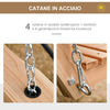 Outsunny-Dondolo-Sospeso-3-Posti-Dondolo-in-Legno-per-Giardino-o-Terrazzo-con-Tavolino-Pieghevole-e-Portabicchieri