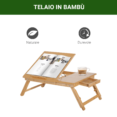 HOMCOM-Tavolino-da-Letto-per-PC-Portatile-con-Sistema-di-Raffreddamento-in-Bambu-55---35---22-30cm