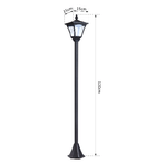 Outsunny-Lampada-da-Giardino-Lampada-da-Terra-LED-da-Esterno-a-Energia-Solare-Impermeabile-IP44-15x15x120-cm-Nero