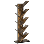HOMCOM-scaffale-libreria-design-scaffale-in-legno-ad-Albero-in-Stile-Industriale-con-10-Ripiani-Color-Legno