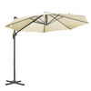 Outsunny-Ombrellone-da-Giardino-Decentrato-3x2-5-m-con-Angolazione-Regolabile-e-Girevole-a-360--Crema