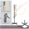Outsunny-Ombrellone-da-Giardino-Decentrato-3x2-5-m-con-Angolazione-Regolabile-e-Girevole-a-360--Crema