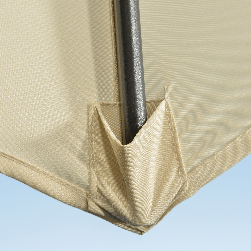 Outsunny-Ombrellone-da-Giardino-Decentrato-3x2-5-m-con-Angolazione-Regolabile-e-Girevole-a-360--Crema