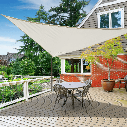 Outsunny-Vele-telo-parasole-triangolare-vele-ombreggianti-per-giardinocasabalconefesta-e-all-aperto-crema-6x6x6m