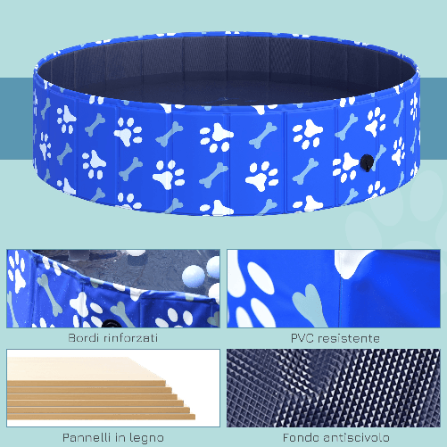 PawHut-Piscina-Rigida-per-Cani-Taglia-Media-65kg-in-Plastica-Dura-e-Antiscivolo-per-Giardino-o-Interni-Blu--120x30cm