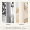 PawHut-Trespolo-per-Gatti-Multilivello-con-Tiragraffi-in-Sisal-Albero-per-Gatti-con-Piattaforme-e-Cuccia-in-Peluche-Beige-50x50x100cm