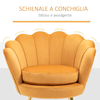 HOMCOM-Poltrona-Vintage-di-Design-in-Velluto-Giallo-Poltroncina-da-Camera-con-Schienale-Alto-76x67x74cm
