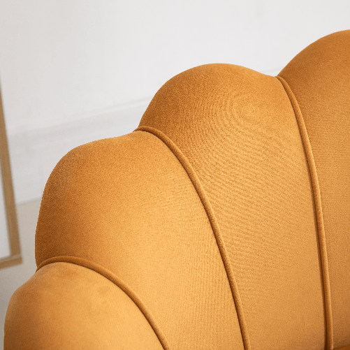 HOMCOM-Poltrona-Vintage-di-Design-in-Velluto-Giallo-Poltroncina-da-Camera-con-Schienale-Alto-76x67x74cm