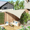 Outsunny-Tenda-da-sole-triangolare--Tenda-a-vela---Anti-UV---Crema---5x5x5m