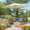 Outsunny-Ombrellone-Decentrato-da-Giardino-con-Base-a-Croce-Inclusa-in-Metallo-e-Poliestere-3x2-5-m-Beige