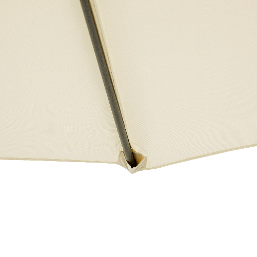 Outsunny-Ombrellone-Decentrato-da-Giardino-con-Base-a-Croce-Inclusa-in-Metallo-e-Poliestere-3x2-5-m-Beige