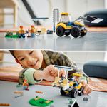 LEGO-60385-City-Scavatrice-per-Costruzioni-Escavatore-Giocattolo-con-Minifigure-Giochi-per-Bambini-e-Bambine-da-5-Anni-Idea-Regalo-di-Compleanno