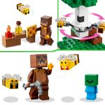 LEGO-21241-Minecraft-Il-Cottage-dell’Ape-Modellino-da-Costruire-della-Fattoria-con-Bimbo-Zombie-e-Animali-Giocattolo-Idea-Regalo-di-Compleanno-per-Bambini-Ragazzi-e-Ragazze