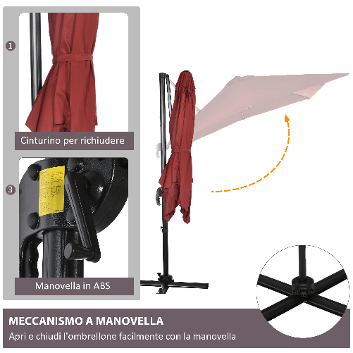 Outsunny-Ombrellone-da-Giardino-a-Manovella-2-5x2-5-m-con-Angolazione-Regolabile-su-3-Livelli-Rosso-scuro