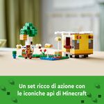 LEGO-21241-Minecraft-Il-Cottage-dell’Ape-Modellino-da-Costruire-della-Fattoria-con-Bimbo-Zombie-e-Animali-Giocattolo-Idea-Regalo-di-Compleanno-per-Bambini-Ragazzi-e-Ragazze