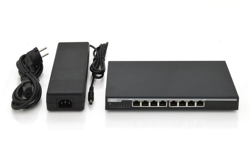 Switch-Rete-Poe-8-Porte-10-100-1000-Gigabit-Digitus