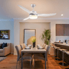 HOMCOM-Ventilatore-da-Soffitto-con-Luce-LED-a-3-Modalita-con-Telecomando-6-Velocita--132x40cm