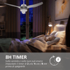 HOMCOM-Ventilatore-da-Soffitto-con-Luce-LED-a-3-Modalita-con-Telecomando-6-Velocita--132x40cm