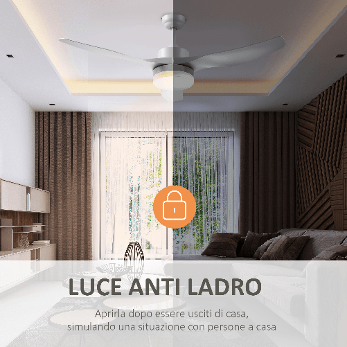 HOMCOM-Ventilatore-da-Soffitto-con-Luce-LED-a-3-Modalita-con-Telecomando-6-Velocita--132x40cm