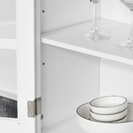 HOMCOM-Credenza-Alta-per-Cucina-Mobile-Buffet-in-Legno-Bianco-Armadio-Dispensa-in-Stile-Classico-Bianco-68x39-5x170cm