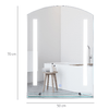 kleankin-Specchio-Bagno-con-Luce-LED-e-Interruttore-Touch-Mensola-in-Vetro-e-Struttura-Alluminio