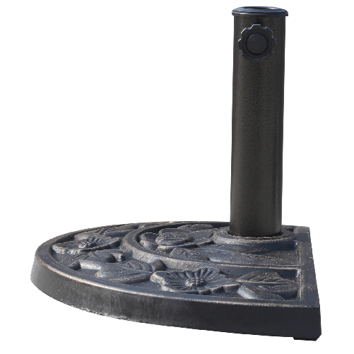 Outsunny-Base-per-Ombrellone-in-Resina-Regolabile-con-Manopola-9-kg--50x31x32cm