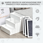 PawHut-Scaletta-per-Cani-a-3-Gradini-con-Tappeto-Antiscivolo-e-Spazio-Interno-40-5x44-5x38cm-Bianco