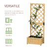 Outsunny-Fioriera-con-Grigliato-da-Esterno-o-Giardino-Vaso-per-Piante-Rampicanti-in-Legno-60x40x160cm
