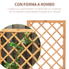 Outsunny-Fioriera-con-Grigliato-da-Esterno-o-Giardino-Vaso-per-Piante-Rampicanti-in-Legno-60x40x160cm