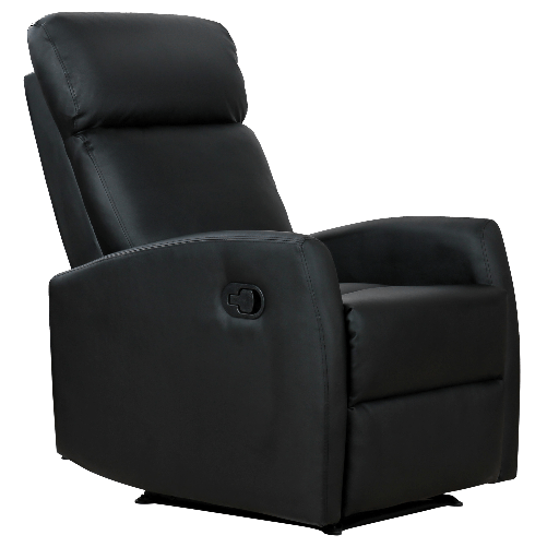 HOMCOM-Poltrona-Relax-Reclinabile-Regolabile-ed-Ergonomica-in-Ecopelle-con-Imbottitura-per-Casa-e-Ufficio-65x92x100-cm-Nera