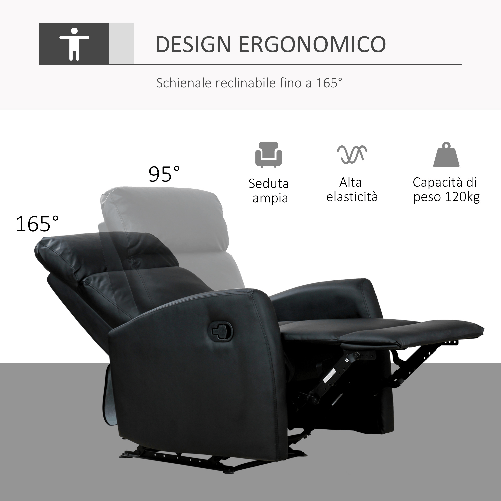 HOMCOM-Poltrona-Relax-Reclinabile-Regolabile-ed-Ergonomica-in-Ecopelle-con-Imbottitura-per-Casa-e-Ufficio-65x92x100-cm-Nera