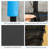 HOMCOM-Tappeto-Elastico-per-Bambini-3-10-Anni-con-Rete-di-Sicurezza-e-Corde-Elastiche--160x163-5-cm-Blu-e-Nero