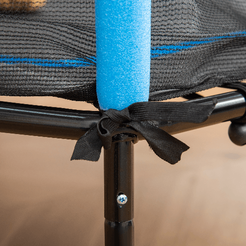 HOMCOM-Tappeto-Elastico-per-Bambini-3-10-Anni-con-Rete-di-Sicurezza-e-Corde-Elastiche--160x163-5-cm-Blu-e-Nero