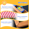 Outsunny-Sabbiera-per-Bambini-in-Legno-con-Tettuccio-Regolabile-Sedute-e-Vaschette-107-5x107-5x110cm