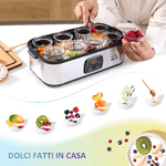HOMCOM-Yogurtiera-Elettrica-30W-con-8-Vasetti-Inclusi-Timer-1-48-Ore-e-Temperatura-Regolabile-20-50-C-36x18-8x14cm-Argento