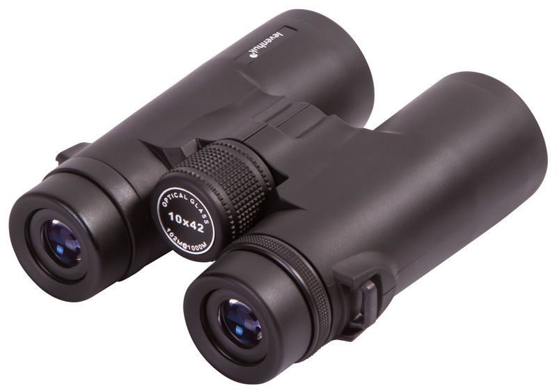 Levenhuk-Karma-BASE-10x42-binocolo-A-tetto-Nero