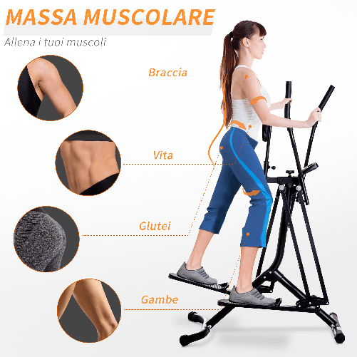 HOMCOM--Air-Walker-Cross-Trainer-per-Fitness-Allenamento-a-Casa-con-Display-Nero