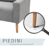 HOMCOM-Divano-2-Posti-Compatto-Design-Moderno-Stile-Nordico-Schienale-Trapuntato-Colore-Grigio