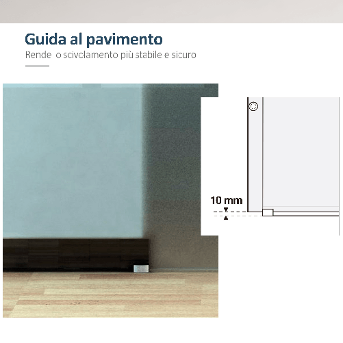 HOMCOM-Porta-Scorrevole-Interna-in-Vetro-Smerigliato-e-Satinato-con-Binario-B3-in-Alluminio-per-Bagno-Cucina-Studio-Vetro-205x-90x-08cm