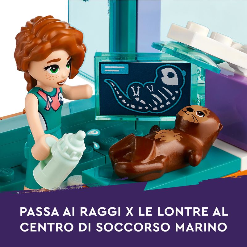 LEGO-Friends-41736-Centro-di-Soccorso-Marino-Set-Veterinario-Giocattolo-per-la-Cura-degli-Animali-Giochi-per-Bambini-7-