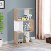 HOMCOM-Libreria-di-Design-Scaffale-Ufficio-Legno-Moderna-3-Ripiani-60---24---111-4cm