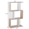HOMCOM-Libreria-di-Design-Scaffale-Ufficio-Legno-Moderna-3-Ripiani-60---24---111-4cm