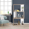 HOMCOM-Libreria-di-Design-Scaffale-Ufficio-Legno-Moderna-3-Ripiani-60---24---111-4cm