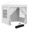 Outsunny-Gazebo-Pieghevole-Pop-Up-2x2-m-con-4-Pareti-Rimovibili-in-Poliestere-e-Acciaio-Bianco